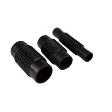 NBR/EPDM/CSM/NR Material custom auto rubber bellows dust boot